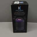 Katchy Indoor Insect Trap - Catcher & Killer for Mosquitos, Gnats, Moths, Fruit Flies - Non-Zapper Traps for Inside Your Home - Catch Insects Indoors with Suction, Bug Light & Sticky Glue (Black)