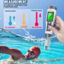 pH MeterHigh Precision Water Quality Tester TDS/pH/Temp 3-in-1 pH Tester for Water, 0-14 pH Test Range, Easy to Read, Calibrate, PPM Meter for Drinking Water