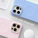 ORNARTO Vortuxe for iPhone 14 Pro Max Case 6.7" | 2X MIL-STD Drop Protection | Compatible with MagSafe | Sleek Aesthetic Liquid Silicone Phone Cover - Sky Whisper