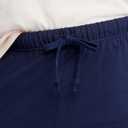 Hanes Womens Essential Jogger Pants, Drawstring Sweatpants for Women, 100% Cotton Jersey, 29" (Blue, XXL)