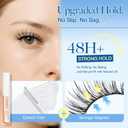 LASHVIEW Magnetic Eyelashes with Applicator Upgrade Soft Magnetic Eyelashes Natural Look Reusable No Glue or Eyeliner Needed Easy to Wear and Remove (RC24)