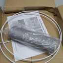PATIKIL Drum Lamp Shades, 13"x13"x9" Linen Round Lamp Shade for Table Lamps Easy Assembly Lampshade for Table Lamps Floor Lamps Bedside, Gray
