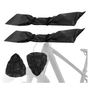 2-Piece Bike Cover for Handlebar,Easy to Install and disassemble.2P-Standard / 1P-Large Bicycle Handlebar Cover Waterproof