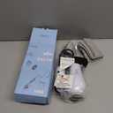 Foldable Travel Hair Dreyr Mini:Dual Voltage Small Lightweight Blow Dryer for International Travel,1200w Compact Hairdryer with Concentrator and Travel Bag(White)