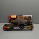 Mattel Jurassic World Rebirth Dinosaur Toy, Tail Thrasher Spinosaurus Action Figure with 2 Attack Moves, Movie-Accurate & Posable, Digital Play (Multicolor)