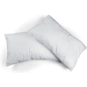 Set of 2 Bed Pillows (13x20 inch, White)
