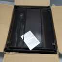 TQVAI K Cup Holder - 60 Capsule Capacity 2 Tier Sliding Pods Storage Drawer with Disposable Cups & Lids Holder, Coffee Bar Station Organizer for Countertop, Black