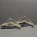 SONGMICS 20-Pack Pants Hangers, 16.7-Inch Long Velvet Hangers with Adjustable Clips, Heavy-Duty, Non-Slip Skirt Hangers, Space-Saving for Pants, Skirts, Coats, Dresses, Sandy Beige UCRF012K20