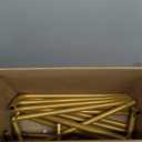 Wedding Sign Holder,Adjustable Welcome to Our Wedding Sign Stand with 2 Leather Sign Hanging Straps,Wedding Seating Chart Stand for Party,Baby Shower,Graduation Ceremony(Posters Excluded) (68.9inch, Gold-1PCS)