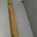 Black Curtain Rods for Windows 48 to 86", 1-Inch Blackout Curtain Rods with Aluminum Brackets and End Cap Finials, Adjustable Drapery Rods for Sliding Glass Door/Bedroom/Kitchen/Living Room Etc.