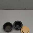 Zassenhaus Cast Iron Spice Grinder Set with Beech Wood Lid, Spice Mill, Herb and Seed Grinder, 3 Inches (Black)