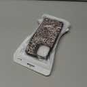 J.west Magnetic Case for iPhone 16 Case 6.1" Compatible with Magsafe,Matte Black Camera Lens Kickstand Drop Protection Animal Leopard Shockproof Rugged Phone Cover Cases, Pack of 2