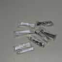 8 Pack Toothbrush Replacement Heads Compatible with Oral B iO, Toothbrush Heads Compatible with Oral B iO 3 4 5 6 7 8 9 10 Series Electric Toothbrushes, Black/White