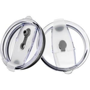 Sursip 3.6-Inch Replacement Lids for 30/40 oz Wide-Mouth Stainless Steel Insulated Tumblers (Fits 3.6" Diameter), Spill-Proof, Travel Coffee Cup Mug Cover, BPA-Free-2-Pack