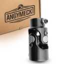 1" DD x 3/4" DD U Joint Black Steel Universal Steering Shaft Coupler from 1" DD to 3/4" DD