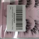 Ahrikiss Half Lashes Natural Look Wispy Cat Eye Lashes (TB06) | 3D Fluffy False Eyelashes with Clear Band Soft Short Half Eyelashes 10 Pairs 7-16mm Natural Faux Mink Lashes