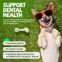 ASMPET Dog Treats Chews, Chicken & Duck Wrapped Rawhide Sticks (20 pcs, 10.6 oz, 5 inch)