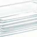 3 Pack High Borosilicate Glass Baking Dishes for Oven,(2.3QT,1.6qt,1.0QT),Rectangular Bakeware Sets,Deep Glass Casserole Dishes with Handle for Microwave,Oven,Baking,Meal Preparation