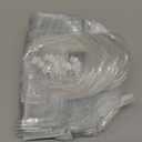 Jutieuo 24 Pack Clear Plastic Gift Bags with Handles, Reusable Transparent Party Favor Bags PVC Goodie Bags Bulk for Wedding, Baby Shower, Birthday (7.9" x 7.9" x 3.2")