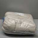 Litanika Queen Comforter Set Beige, 3 Pieces Lightweight Fluffy Solid Bedding Comforter Set, Down Alternative Comforter All Season Bed Set Gift Choice