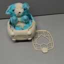 SCRUFFALUVS Blue Surprise Pet, Mystery Plush Toys, Stuffed Animals, Wash to Reveal 1 of 3 Rescue Surprise Toy Pets: Puppy, Bunny, or Kitty - Includes 8.7" Deluxe Carrier