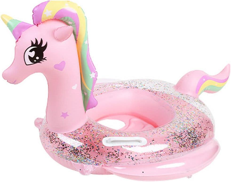 New Baby Swimming Pool Floats for Toddler Kids 8-48 Months Under 44lb, Inflatable Swim Ring Water Raft with Seat for Summer Beach Outdoor Children Infant Bath Toys