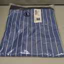 Acelitt Women Casual Striped Long Sleeve Crewneck Pullover Tshirts Tops,S-XXL (Blue, L)