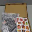 Soulchen 8 Inch Thanksgiving Games Turkey Spin The Wheel Game with Stand Tabletop Roulette of Fortune Turkey Prizes Spin Wheel for Family Thanksgiving Party Favor, Dry Erase Marker and Stickers