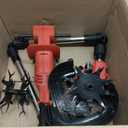 Cordless Tiller Cultivator Compatible with Milwaukee 18V Battery (Tool Only), 450RPM Ecarke Electric Tiller for Gardening, 9"x6.3" Tilling, 48 Reinforced Steel Tines Rototiller for Soil Cultivation