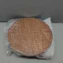 Small Wood Round Side Table - Accent Nightstand Pedestal Table for Living Room, Bedroom - Compact Coffee Table, Tea Table, Drink Table, End Table for Small Spaces, Corners, Office (Warm Brown)