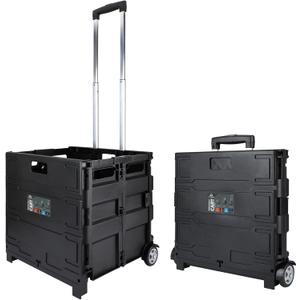 Olympia Tools 85-010 Grand Pack-N-Roll Portable Tools Carrier with Telescopic Handle, 80 Lb. Load Capacity, Black 2025 New Version