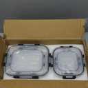 Liuruiyu 8 Pack Glass Food Storage Containers with Lids, Meal Prep Containers, Airtight Bento Boxes with Leak Proof Locking for Microwave, Oven, Freezer and Dishwasher, BPA Free (transparent)