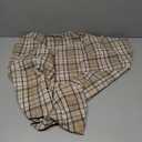 Classic Neutral Color Plaid Circle Tablecloth Stain Resistant Table Cloths Holiday Tablecloth for Dining, Party, Buffet, Wedding