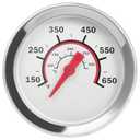 1.8" Lid Temperature Gauge G432-8L00-W1 for Charbroil Grill Thermometer Replacement Charbroil Advantage & Tru-Infrared Performance 463625217 463229521 463238218 463243518 463274419 Heat Indicator etc.