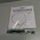 Spurtar 36" Braided Throttle Cable Kit, Compatible with 97-07 Chevrolet/Chevy LS1 Engine 4.8L 5.3L 5.7L 6.0L, 36in Accelerator Throttle Cable Repair Kit Stainless Steel Swap Fuel Line