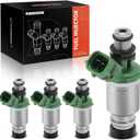 A-Premium Set of 4 Fuel Injectors Compatible with Toyota Camry 1992-2000, RAV4 1998-2000, Solara 1999-2000, Celica 1992-1999, MR2 1992-1995, 2.0L 2.2L, Replace# 2325074100, 2320974100