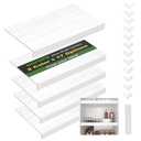DOFOPO Wire Shelf Cover, PVC Wire Rack Covers for Pantry 40" W X 16" D