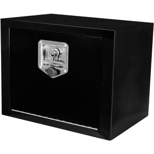 18"x 12"x 14" Steel Underbody Truck Tool Box with T-Handle Lock Latch, 18 Inch Heavy Duty Steel Under Body Toolbox for Pick Up Truck RV, Under Mount Tool Box