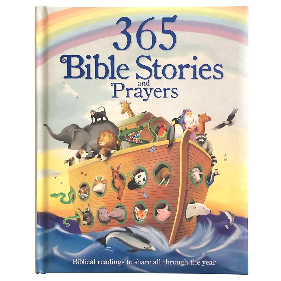365 Bible Stories and Prayers Padded Treasury - Gift for Easter, Christmas, Communions, Baptism, Birthdays (Little Sunbeams) Hardcover