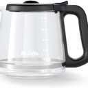 Mr. Coffee 12-Cup Replacement Carafe Compatible with Mr. Coffee 12 Cup Machines, Glass Pot with Black Handle