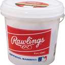 Rawlings | Official League Recreational Use Practice Baseballs | Youth/8U | R8U | Bucket | 24 Count