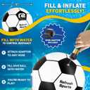 Aqua Dive Soccer Ball Fun Underwater Pool Toy for Ages 8-12 Outdoor Ball Game for Kids Kick, Pass, or Catch Ideal Water Toys for Summer Pool Parties & Beach Games - Fun Gift For Boys & Girls