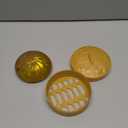 Dumpling Squishies,Glitter Dumpling, Glitter Squishy with Box,Easter Basket Stuffers (Gold)