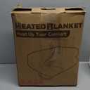 Electric Heated Blanket Full Size 72x84 Inch - Super Soft Flannel, 10 Heat Settings, 1-12H Auto Shut Off, Machine Washable, Easy Controller, Perfect for Winter Warmth - Charcoal Gray