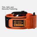 Nereides Compatible with Apple Watch Series 11 Band Series 10/9/8/7/6/5/4/SE/SE2/SE3, Nylon Sports Strap with Woven Design for 42mm/40mm/41mm/38mm (L, Orange)
