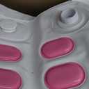 Portable Spa Bubble Bath Massager,Full Body Waterproof Spa Mat for Bathtub, 6-Speed Bubbles, Remote Control & Non-Slip Suction Cups for Home Relaxation Pink