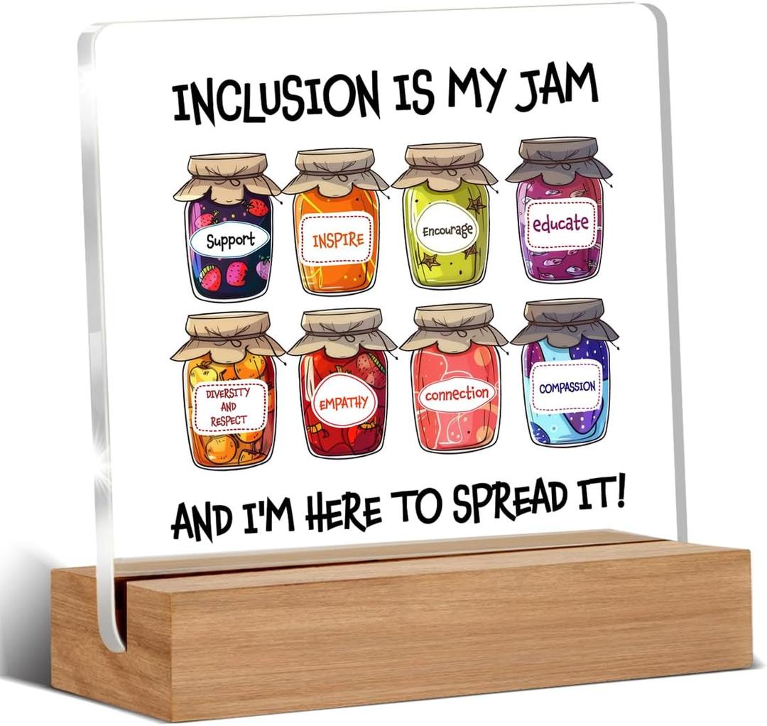 Autism Teacher Gifts, Special Education Teacher Gifts, Autism Acrylic Desk Plaque Decor Sign