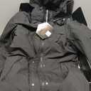Graphene Women Heated Jacket 12V Fast Charge 18400mAh Large Capacity (Black, M)