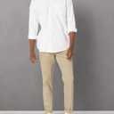 Amazon Essentials Men's Slim-Fit Wrinkle-Resistant Flat-Front Stretch Chino Pant (Beige)