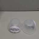 Wearable Silicone Milk Collection Cups, Closed System BreastMilk Collector Cup Works with Baby Buddha, Spectra, Medela, Ameda MYA, Zomee, Freemie(24mm-2PCS)